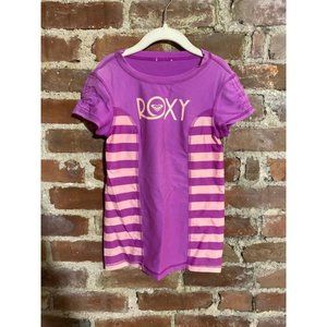 ROXY Pink and Purple Swim Rash Guard 11-12Y